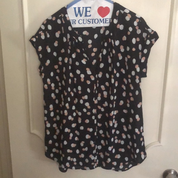 Matching polka dot skirt and blouse - Picture 4 of 5